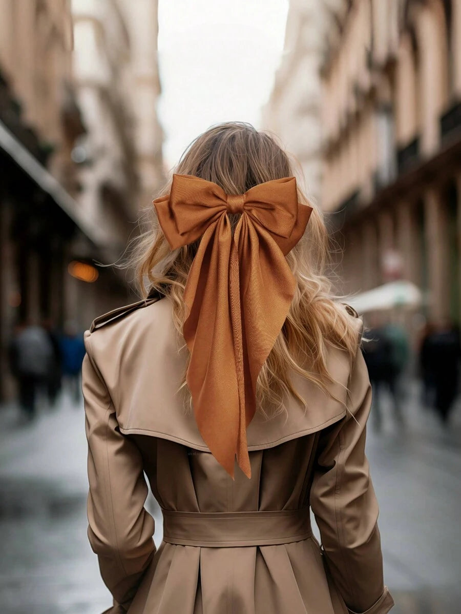 SHEIN مشابك شعر بفيونكة ذيل طويل