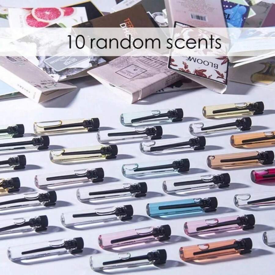 SHEIN عينات عطرية 10 قطع بروائح رجالية ونسائية