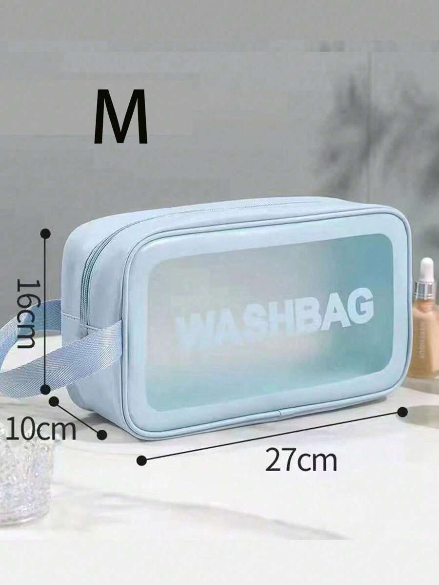 SHEIN مجموعة حقائب مكياج سفرية مقاومة للماء للتخزين والتنظيم