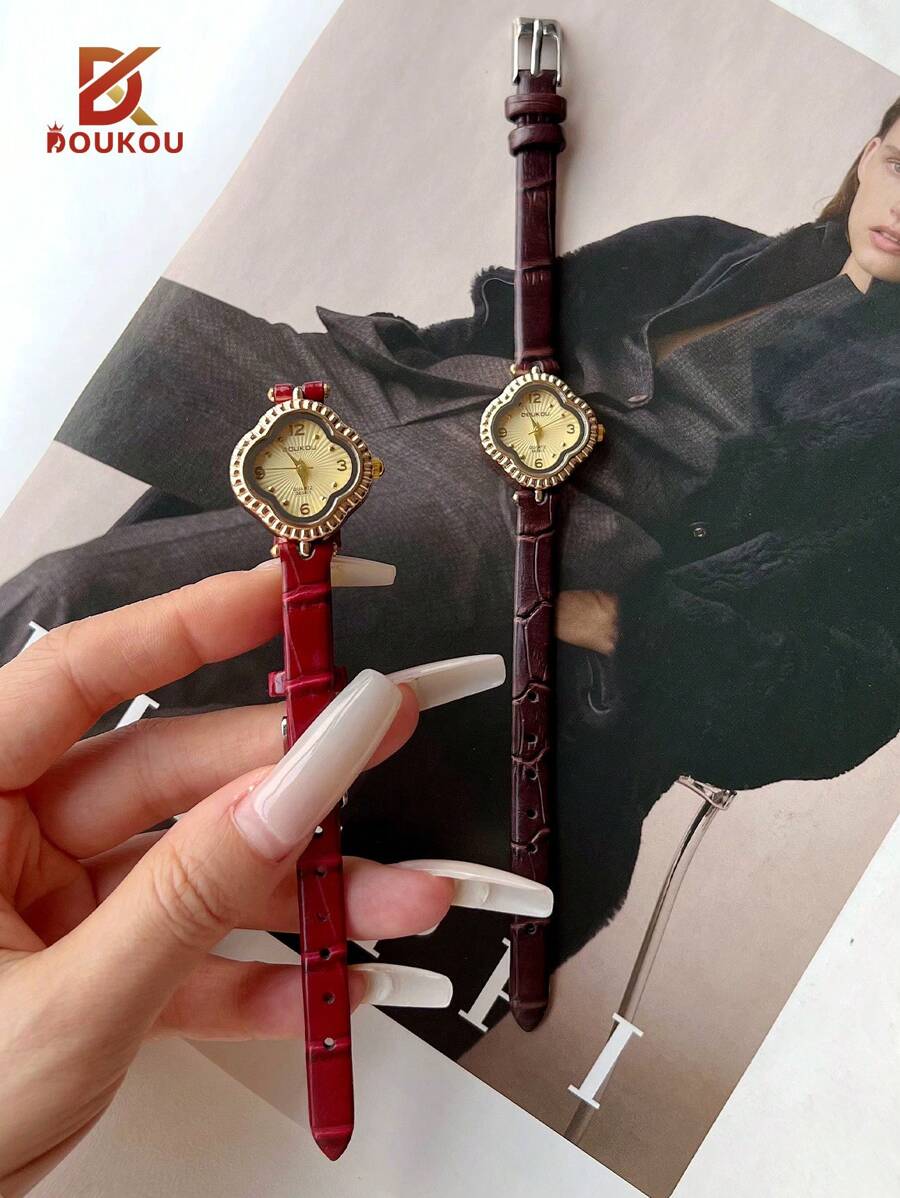 SHEIN DOUKOU ساعة نسائية عصرية جديدة قطعة واحدة