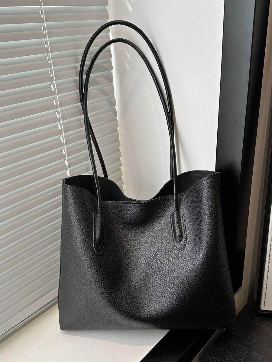 SHEIN حقيبة كتف مطبوعة جلد تمساح