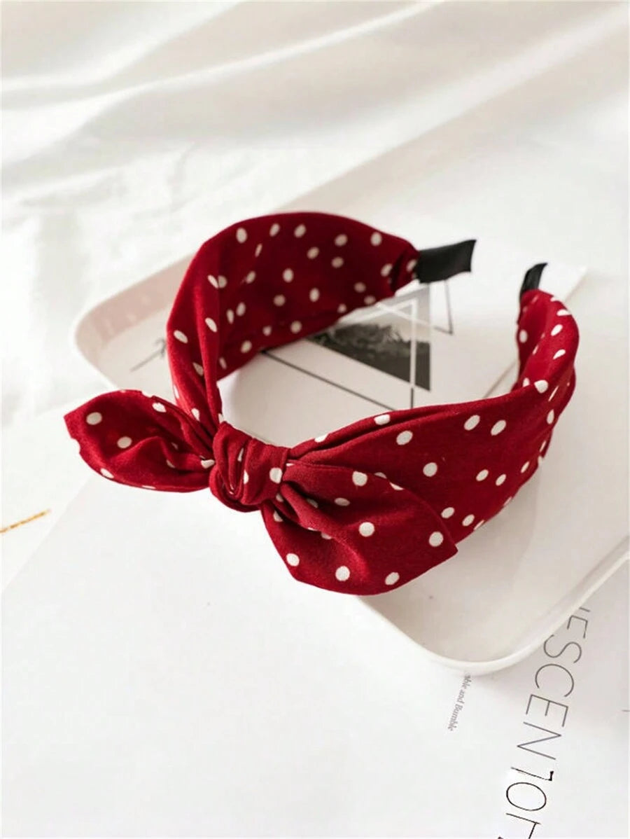 SHEIN طوق شعر بفيونكة بتصميم عتيق أنيق