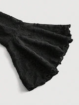 SHEIN MOD فستان سهرة اسود طويل الأكمام