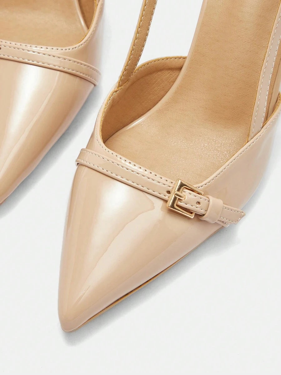 SHEIN CUCCOO BIZCHIC أحذية بكعب عالي مدبب
