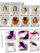 SHEIN باروكة قصيرة شعر مستقيم أسود مع غرة مقاومة للحرارة
