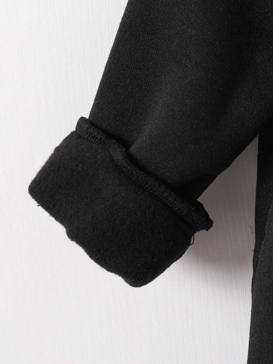 SHEIN طقم أولادي قطعتان بدلة رياضية وبنطال بطباعة دب