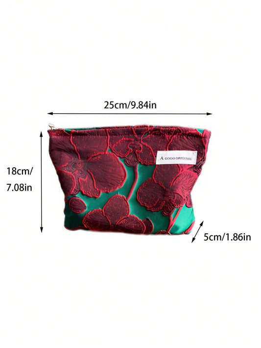 SHEIN حقيبة مكياج كبيرة لتخزين الأدوات التجميلية