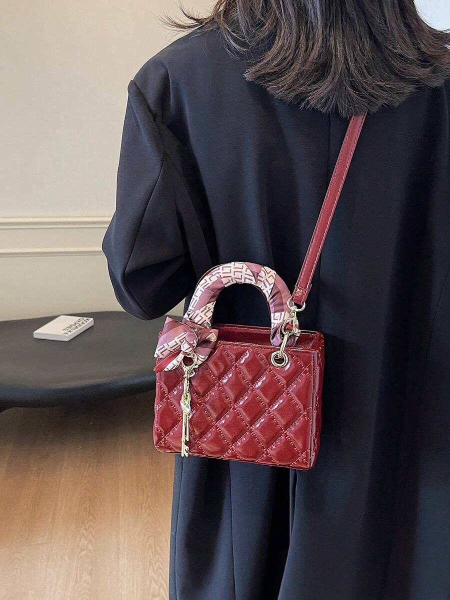 SHEIN Dedoo حقيبة يد أنيقة خفيفة وعصرية للحمل باليد أو الكتف