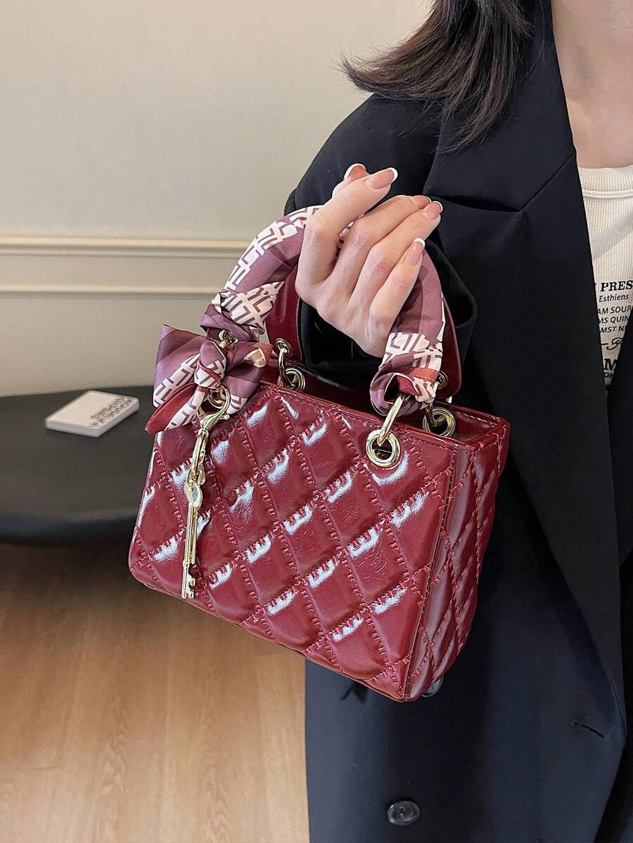 SHEIN Dedoo حقيبة يد أنيقة خفيفة وعصرية للحمل باليد أو الكتف