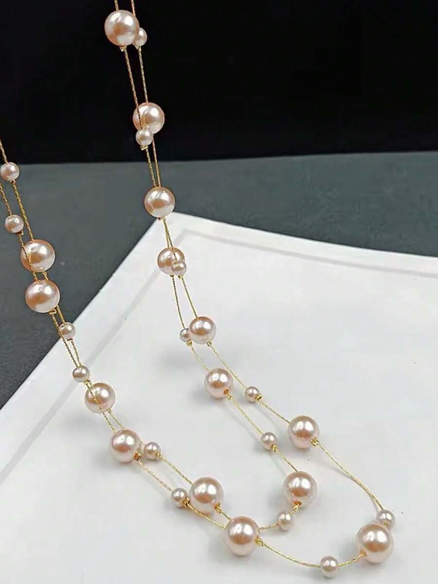 SHEIN قلادة طويلة عصرية