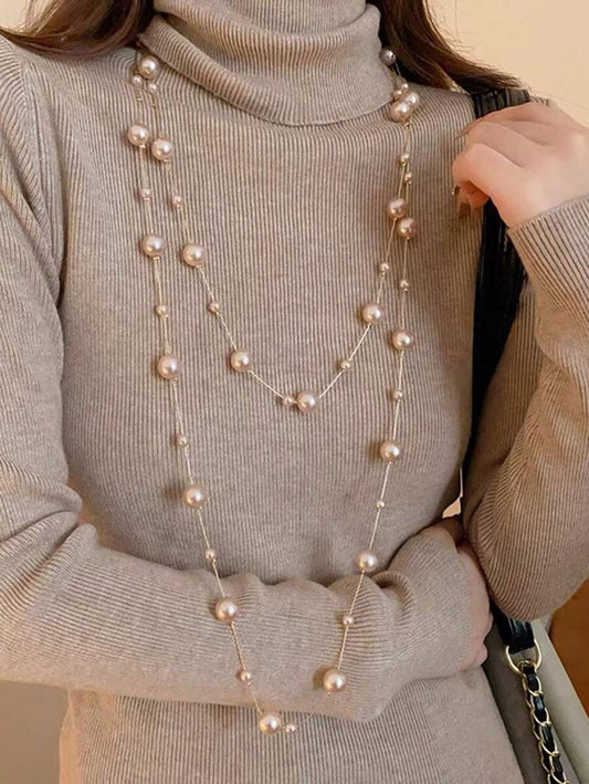 SHEIN قلادة طويلة عصرية