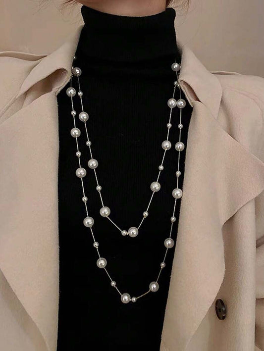 SHEIN قلادة طويلة عصرية