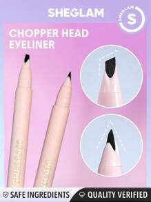 SHEGLAM Think Sharp كحل  أسود ناعم برأس مشطوف