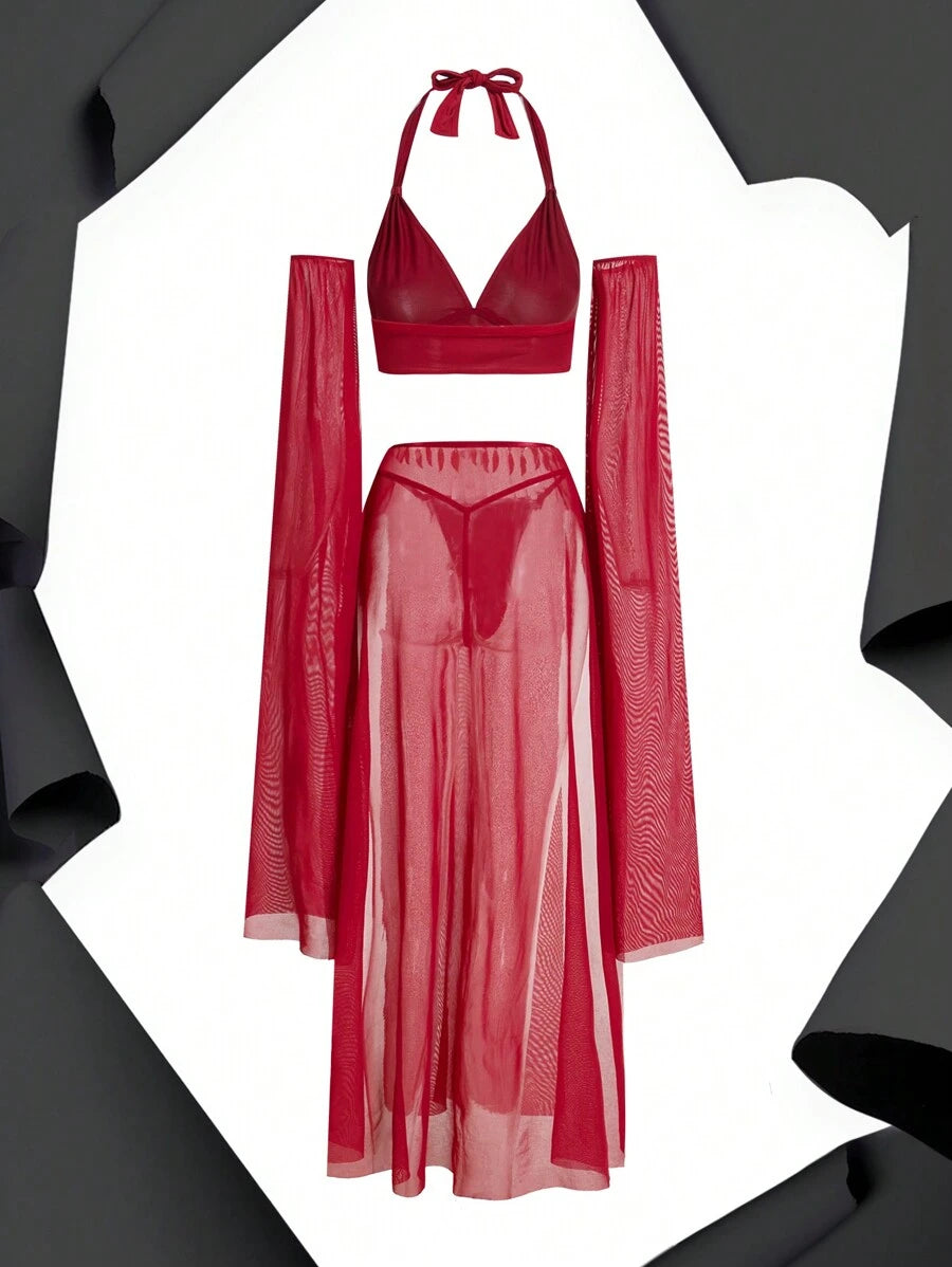 SHEIN Fantasy Costume طقم 5 قطع ملابس داخلية