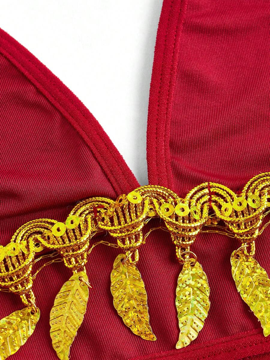 SHEIN Fantasy Costume طقم 5 قطع ملابس داخلية