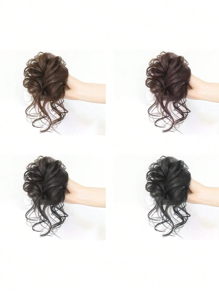 SHEIN شريط شعر اصطناعي لوبو مجعد فوضوي