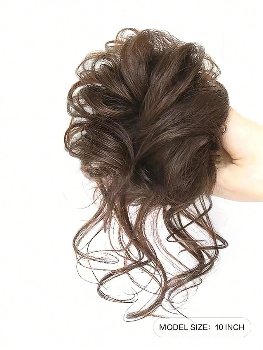 SHEIN شريط شعر اصطناعي لوبو مجعد فوضوي