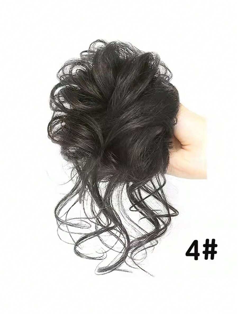 SHEIN شريط شعر اصطناعي لوبو مجعد فوضوي