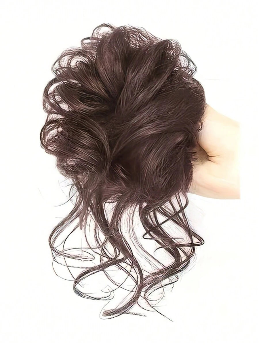 SHEIN شريط شعر اصطناعي لوبو مجعد فوضوي