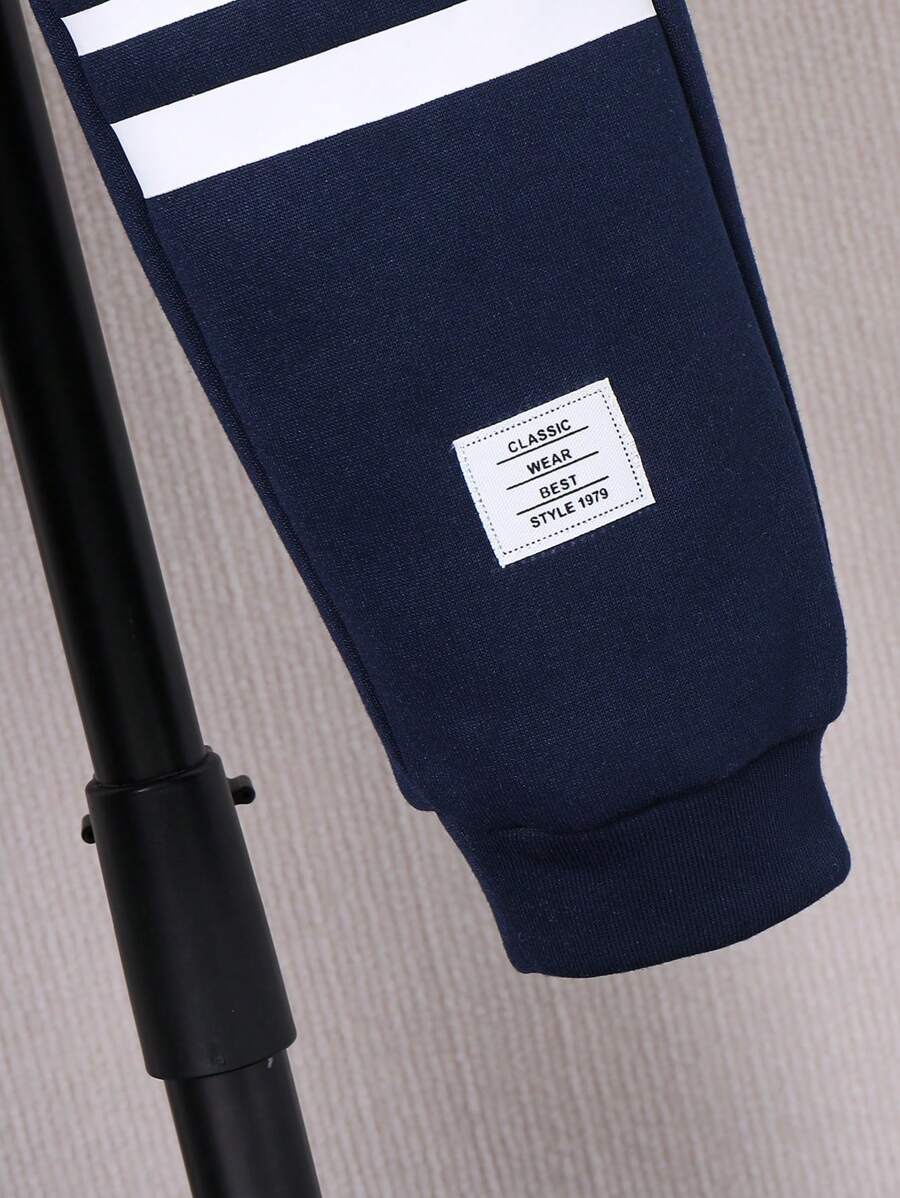 SHEIN طقم أولادي هوديي وبنطال بسحاب