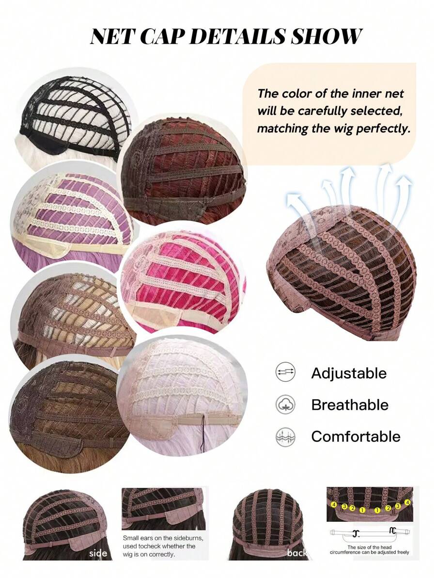 SHEIN شعر مستعار أسود قصير مجعد 14 بوصة