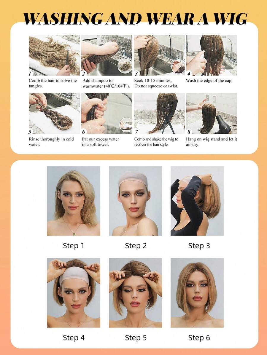 SHEIN شعر مستعار أسود قصير مجعد 14 بوصة