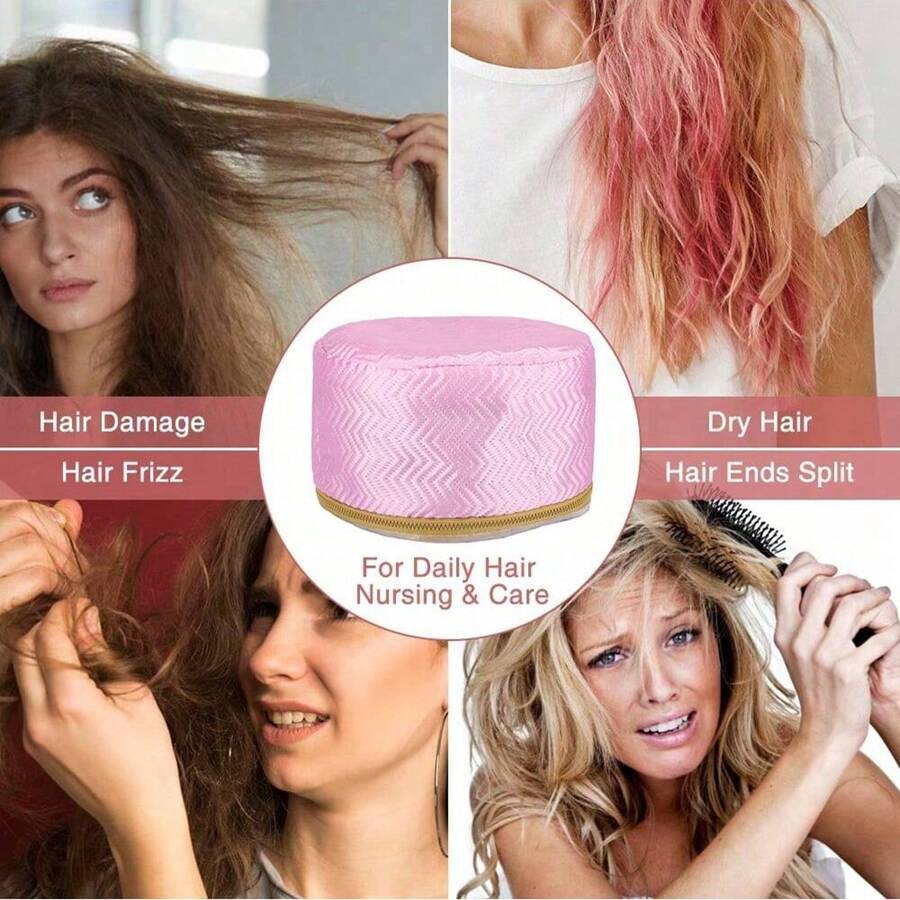 SHEIN قبعة تسخين ساتان قابلة لتعديل الحرارة
