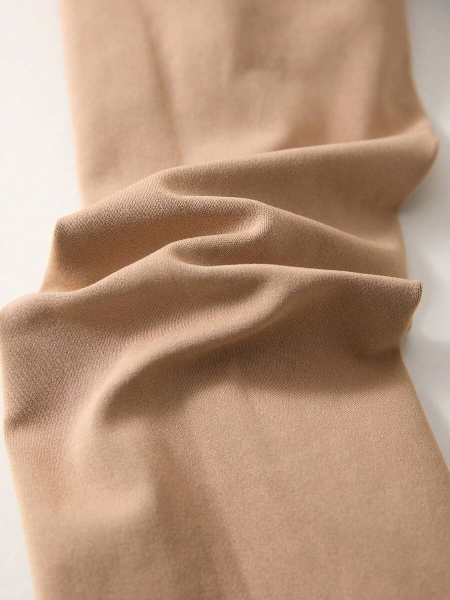SHEIN جوارب حرارية دافئة مبطنة سوداء شفافة