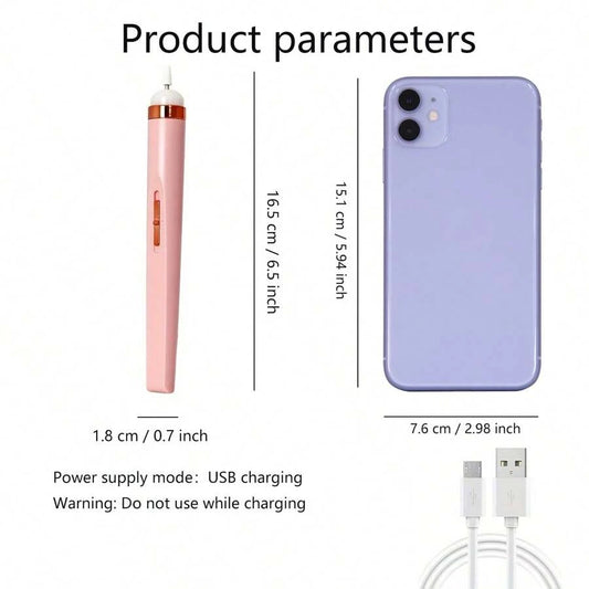 SHEIN مبراة أظافر كهربائية 5 في 1 للمناكير والباديكير