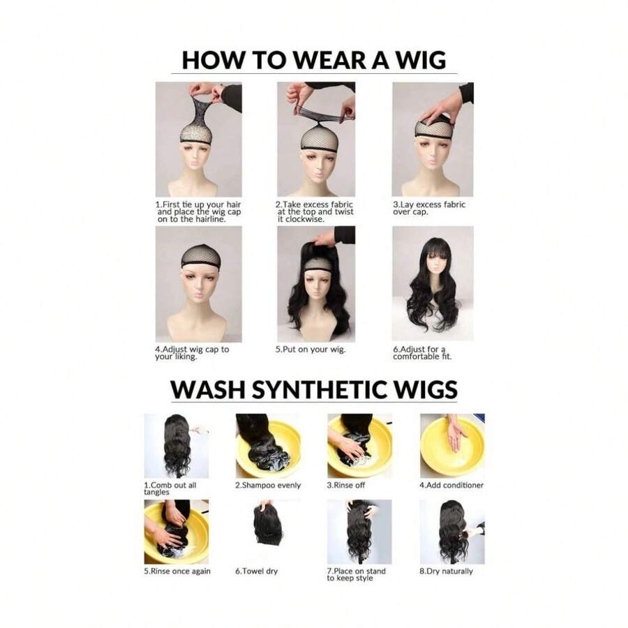 SHEIN باروكة ياكي قصيرة مجعدة بموجات طبيعية وجزء جانبي