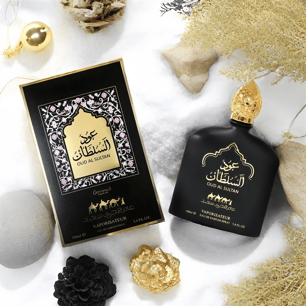 SHEIN عطر عربي فاخر للجنسين برائحة المسك والأخشاب