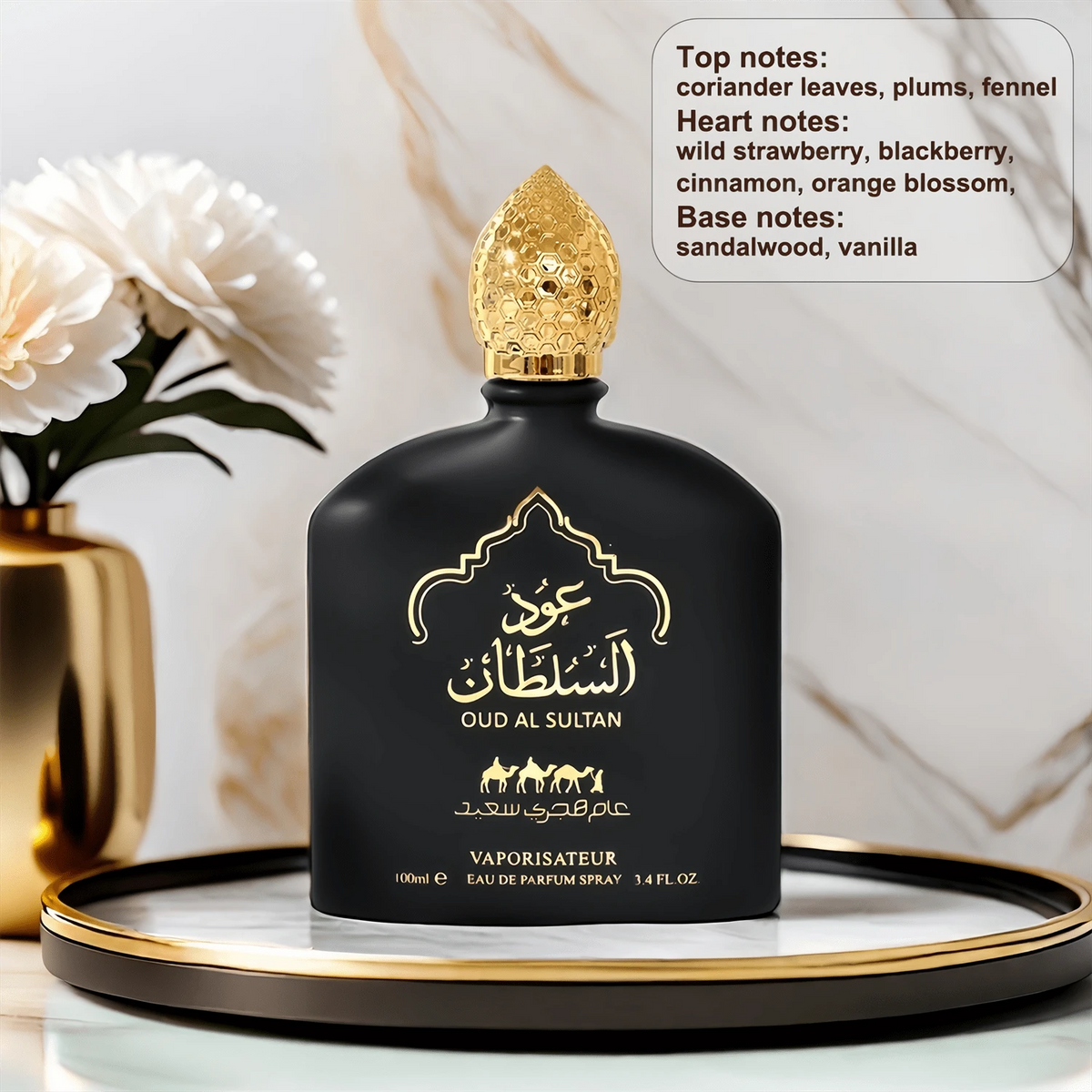 SHEIN عطر عربي فاخر للجنسين برائحة المسك والأخشاب