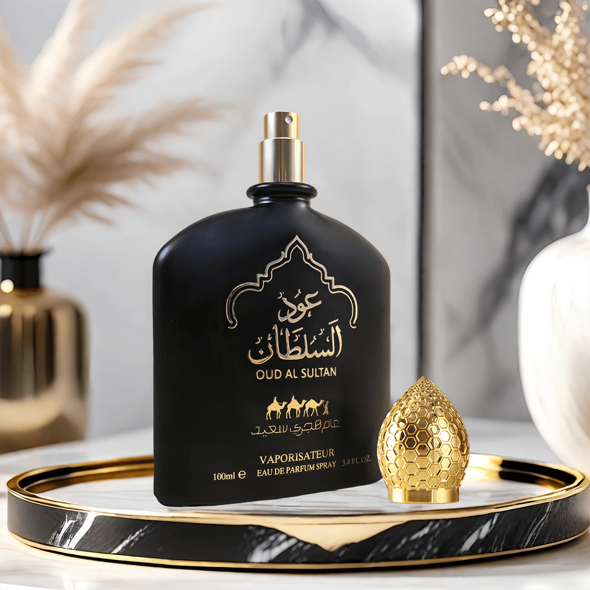 SHEIN عطر عربي فاخر للجنسين برائحة المسك والأخشاب