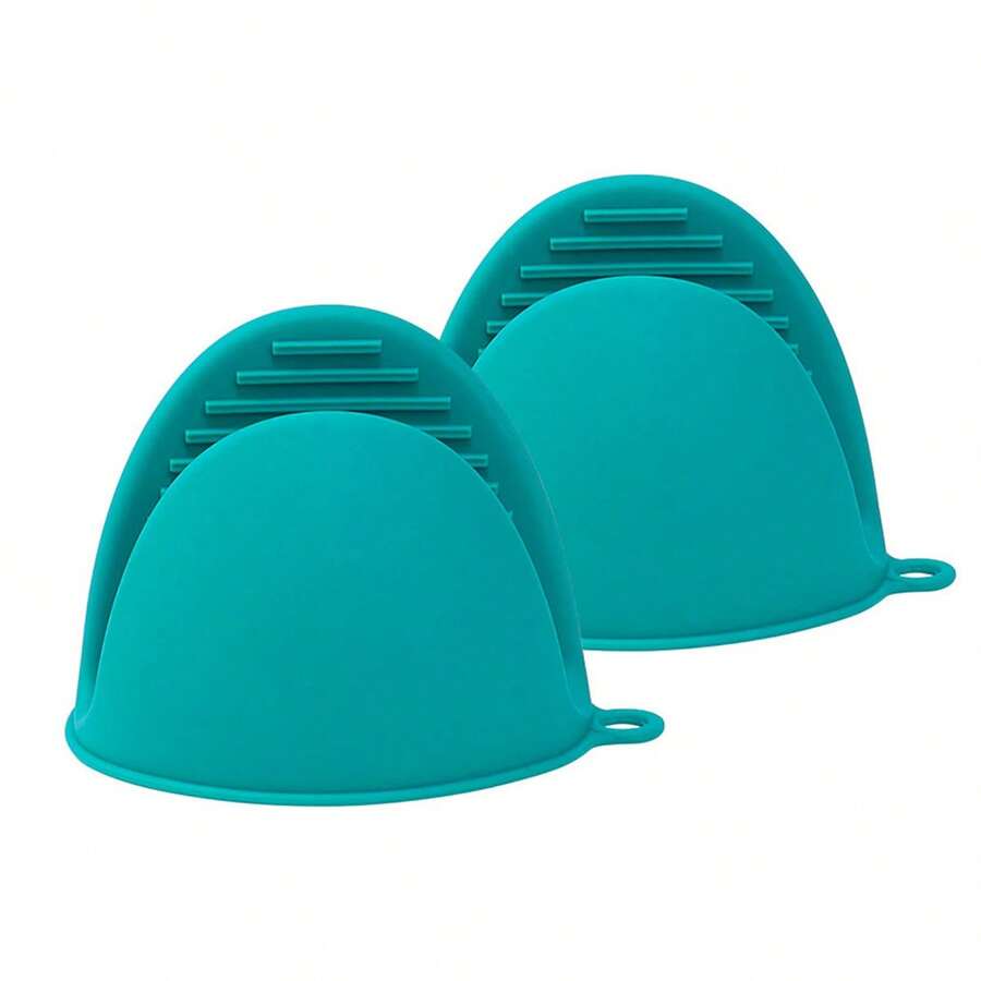 SHEIN قفازات سيليكون مقاومة للحرارة للطهي والفرن