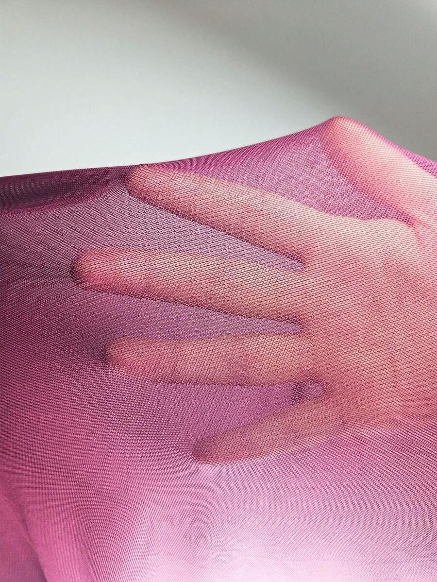 SHEIN Slumberist ثوب نوم شبكي شفاف بزخارف زهرية ودانتيل