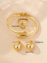 SHEIN طقم مجوهرات بتصميم قطرة ماء
