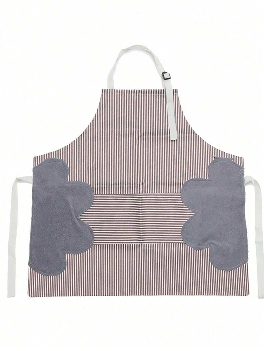 SHEIN مئزر مطبخ مقاوم للماء للنساء والرجال مع جيوب