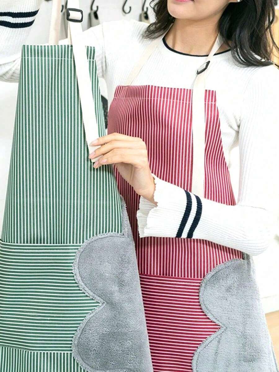 SHEIN مئزر مطبخ مقاوم للماء للنساء والرجال مع جيوب