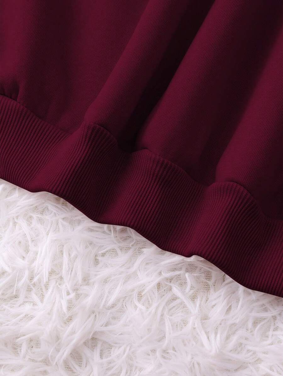 SHEIN INAWLY بلوزة كاجوال بطبعة حروف
