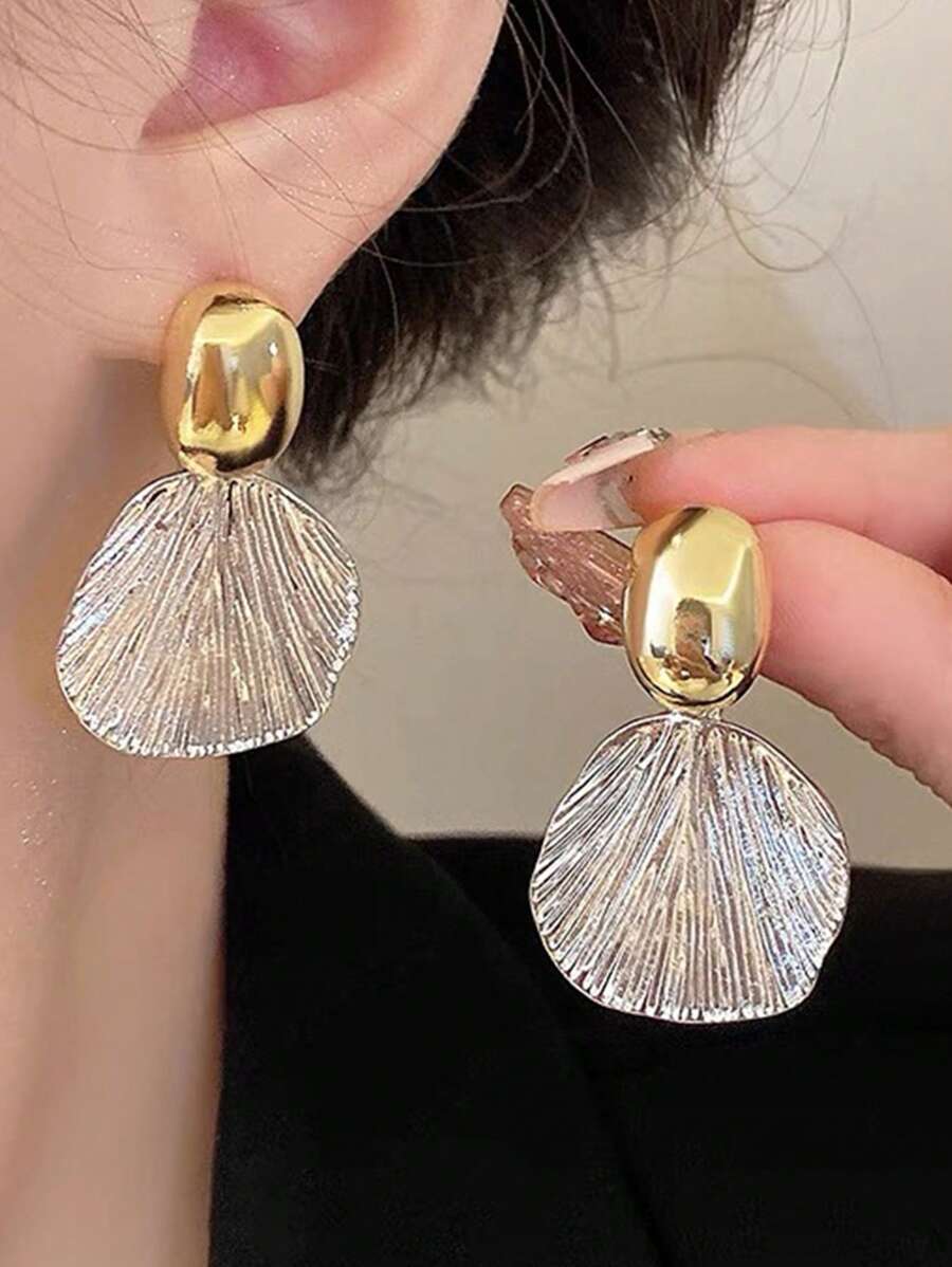 SHEIN مجموعة 5 أزواج أقراط بأشكال متنوعة