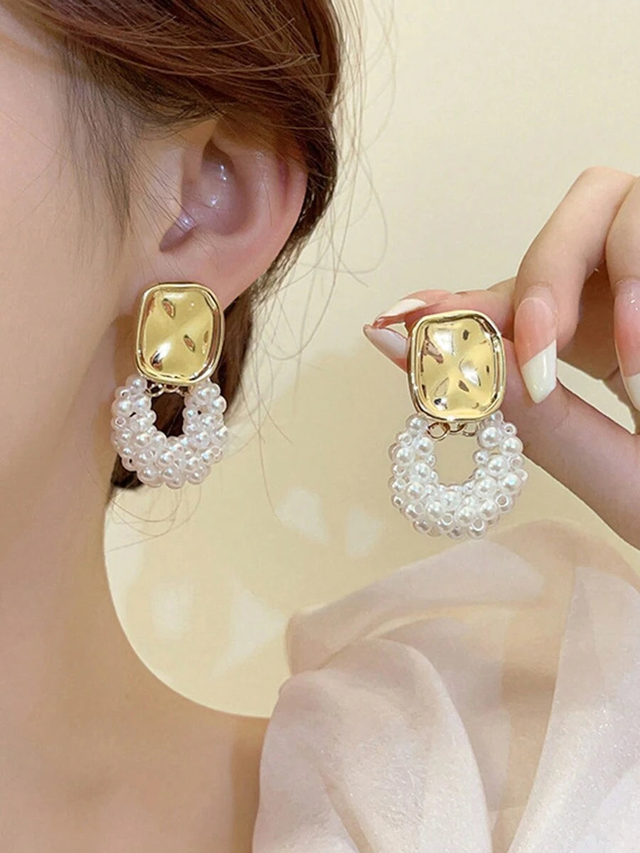 SHEIN مجموعة 5 أزواج أقراط بأشكال متنوعة