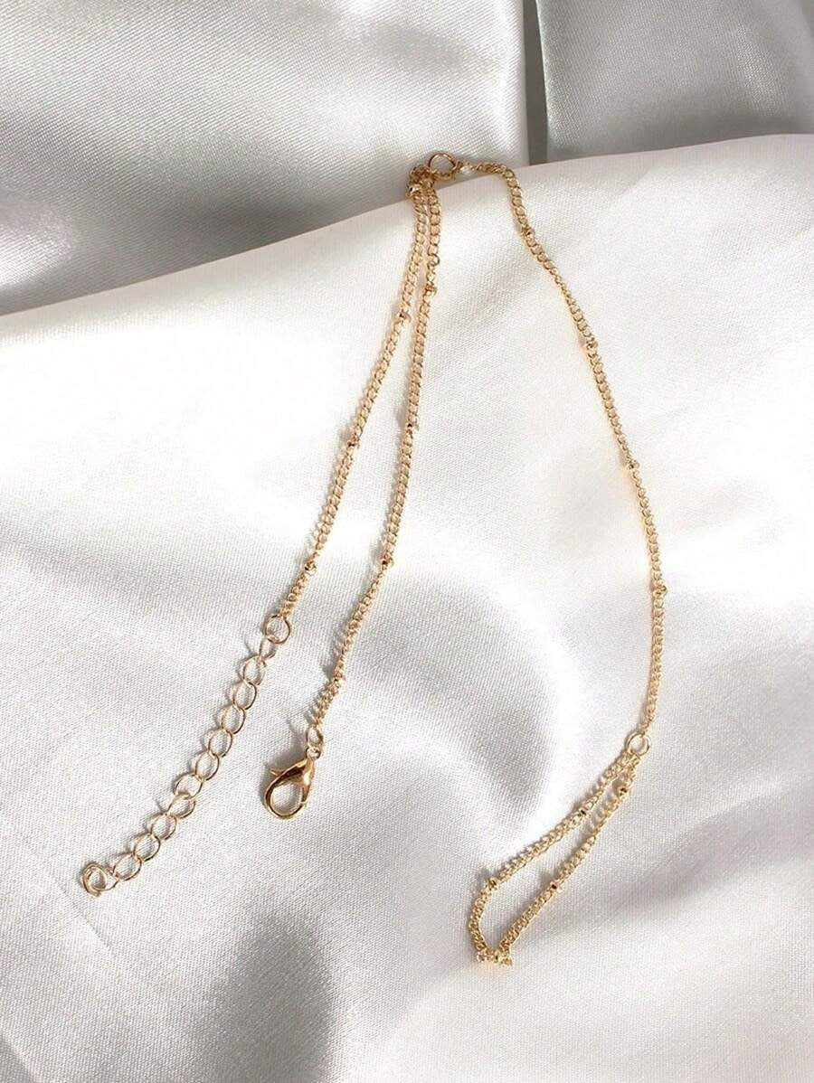 SHEIN سوار إصبع بسلسلة خرز عصرية