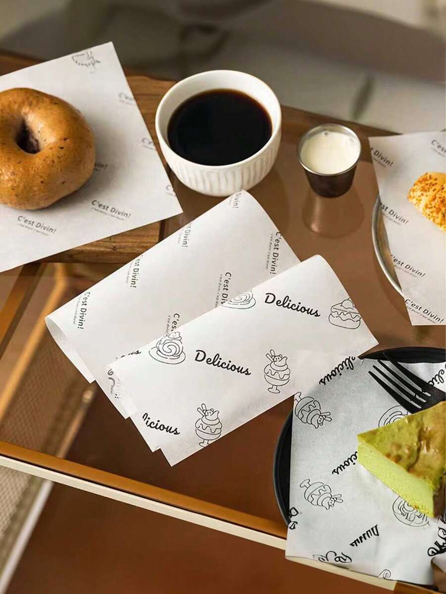 SHEIN ورقة تغليف كعك بتصميم كرتوني