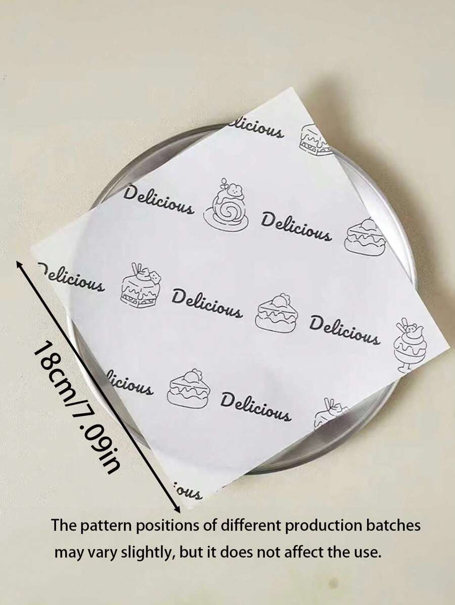 SHEIN ورقة تغليف كعك بتصميم كرتوني