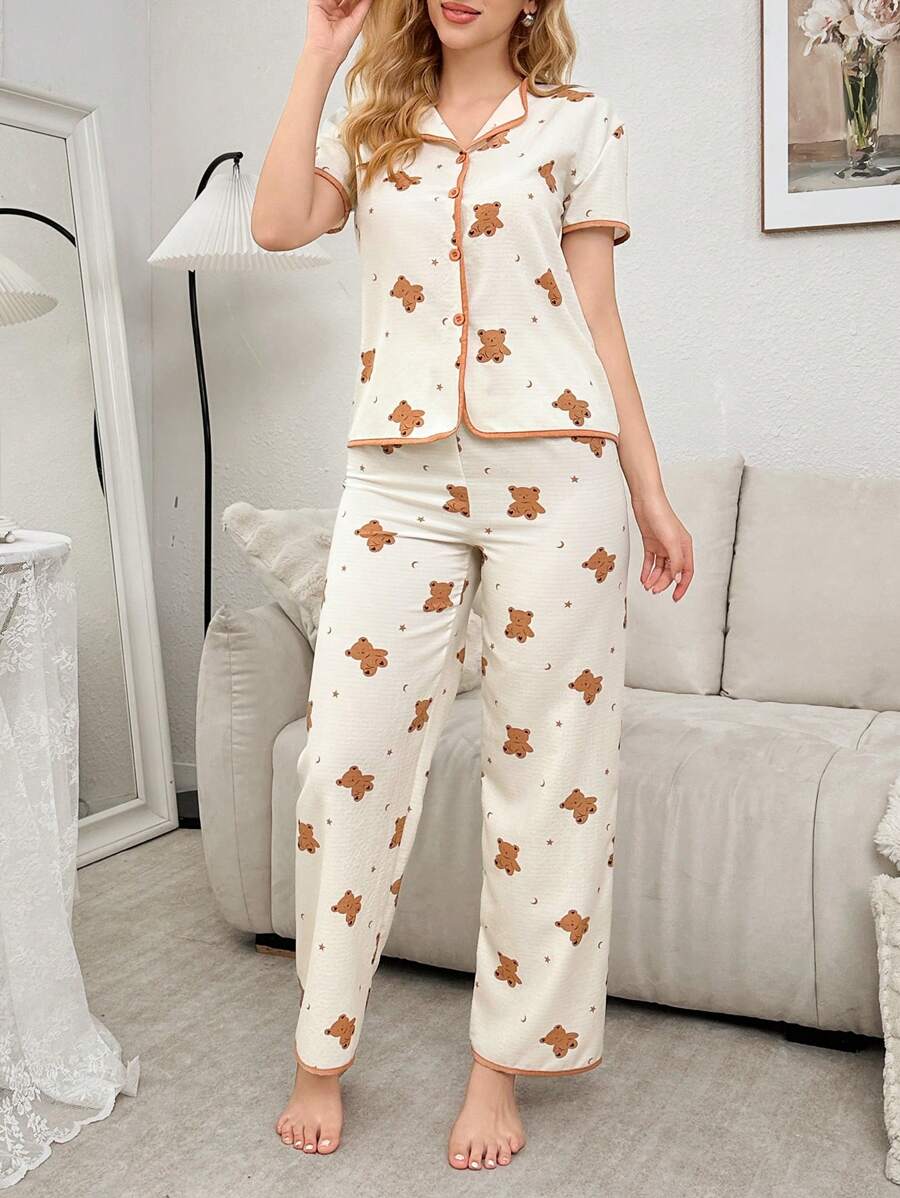 SHEIN مجموعة بيجامة