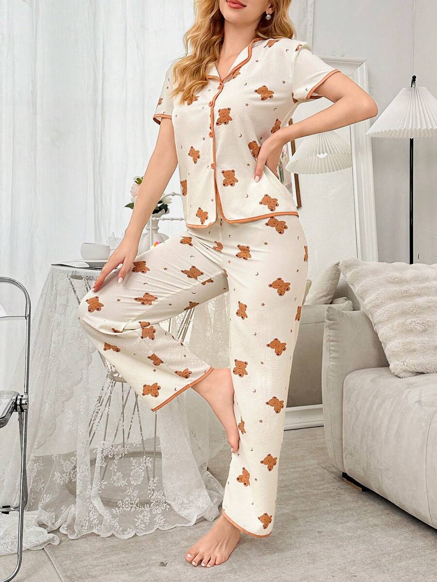 SHEIN مجموعة بيجامة