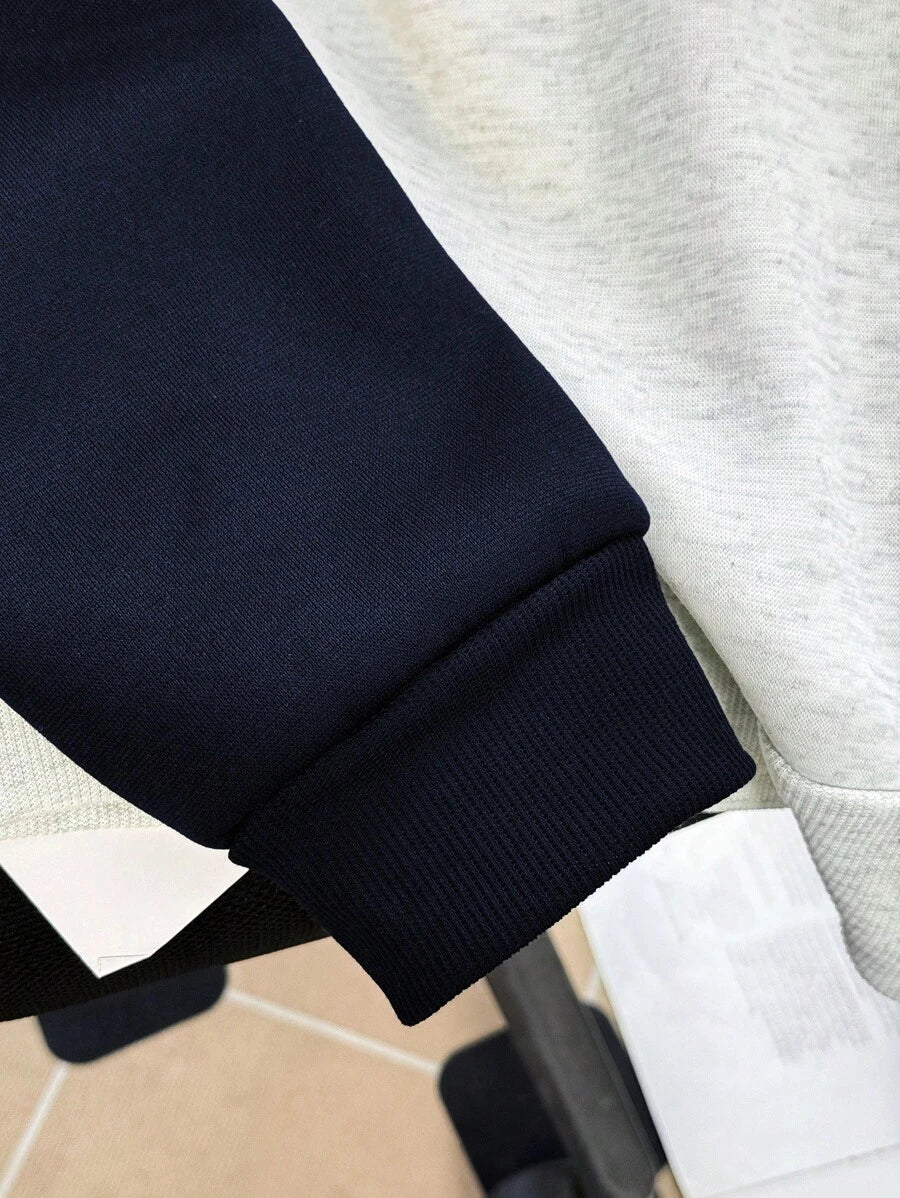 SHEIN INAWLY بلوزة بأكمام راجلان وطباعة حرفية