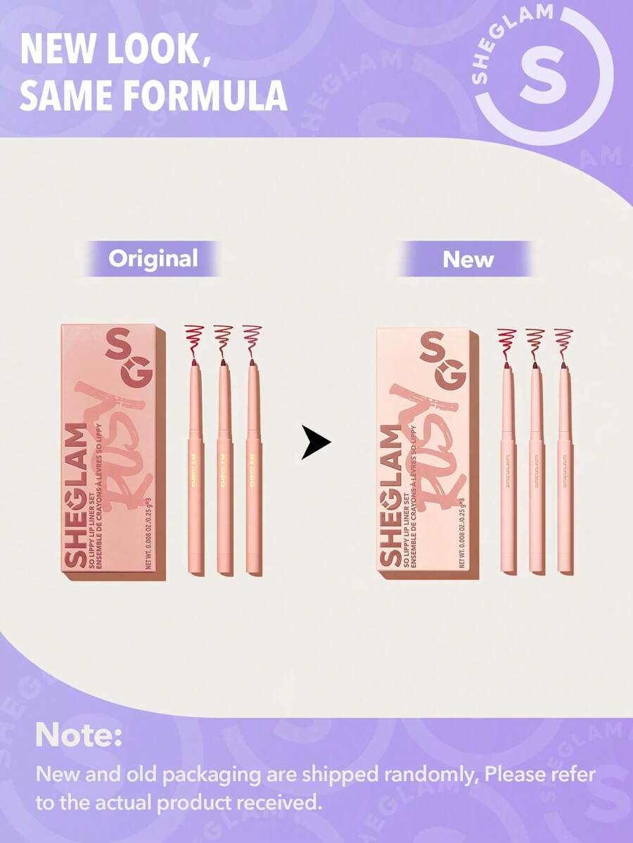 SHEGLAM So Lippy طقم أقلام تحديد شفاه