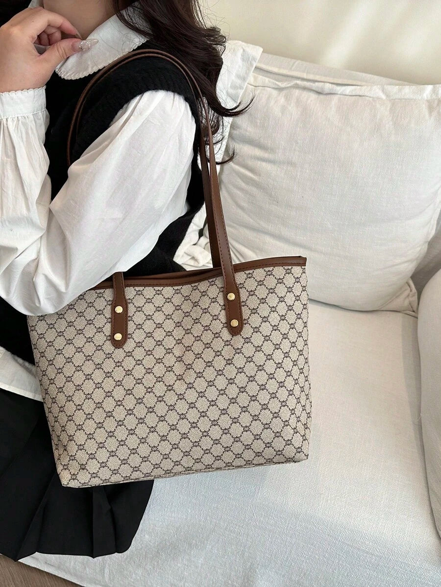 SHEIN حقيبة كتف فخمة عصرية