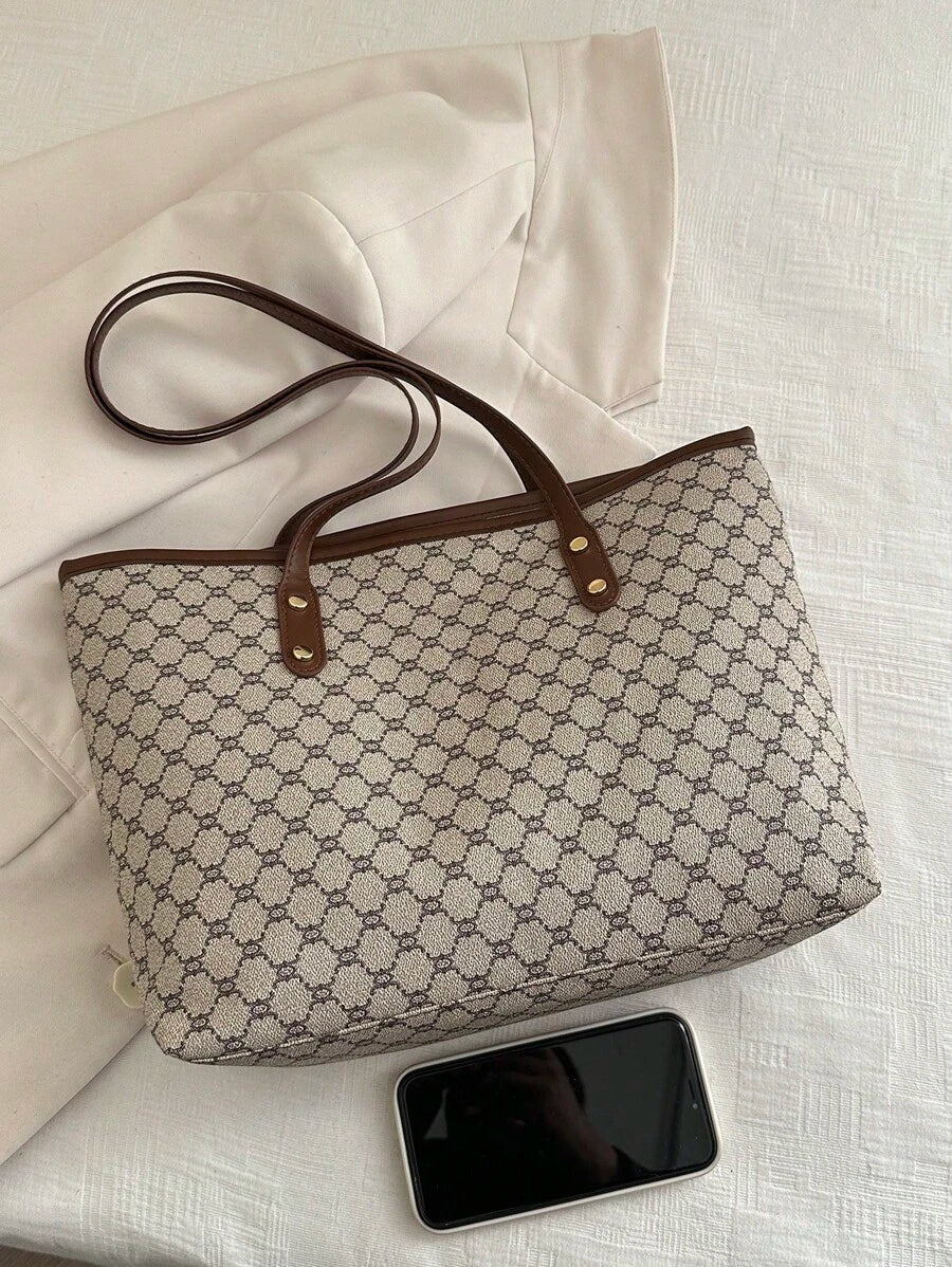 SHEIN حقيبة كتف فخمة عصرية